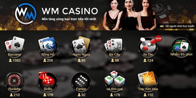 WM Casino - Thiên Đường Cá Cược Xanh Chín Cho Bet Thủ 4 Một vài siêu phẩm chất lượng tại WM bạn nên biết
